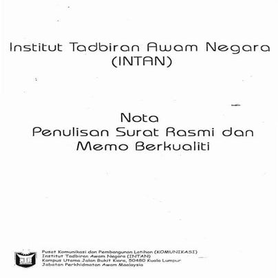 Nota surat rasmi