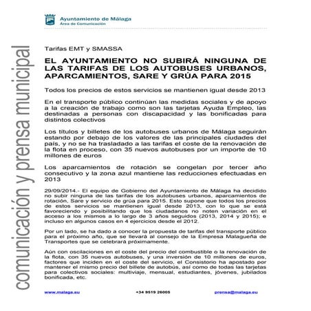 EL AYUNTAMIENTO NO SUBIRÁ NINGUNA DE LAS TARIFAS DE LOS AUTOBUSES URBANOS, AP...