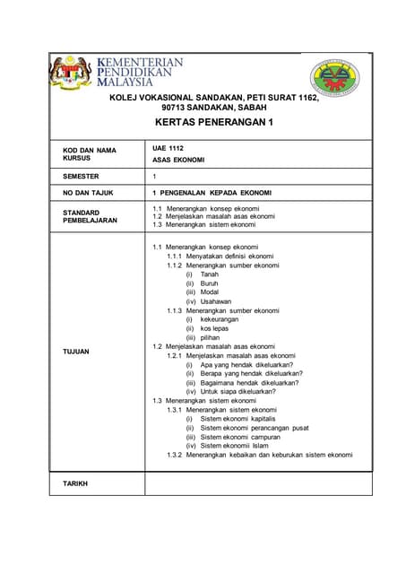 ASAS EKONOMI UAE1112