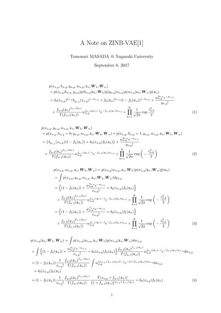 A Note on ZINB-VAE
