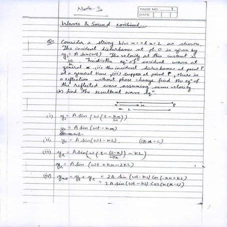 IIT JEE PHYSICS Class Notes by Ambarish Srivastava (Part 3)