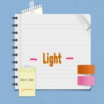 light class 8 developed by dsv teachers 