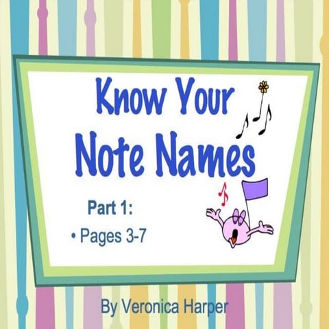 Note names part 1 ©