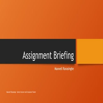 Answer for the assignment Responding to changing Business Environment