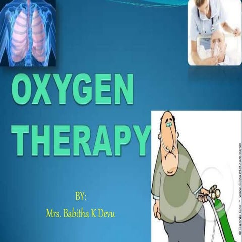 Babitha's Note On Oxygen Therapy | PPTX