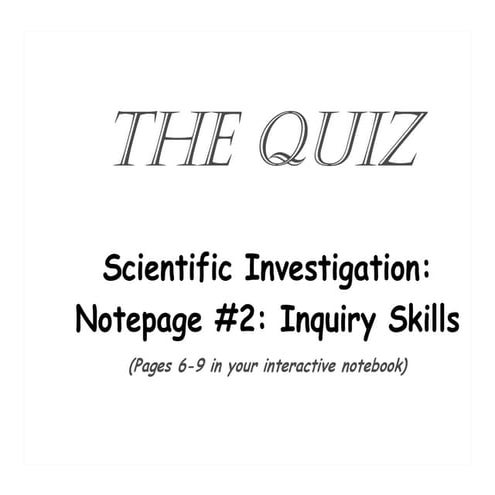 Notepage #2 quiz | PDF