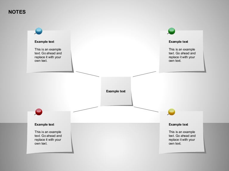 Notes Shapes and Icons for PowerPoint