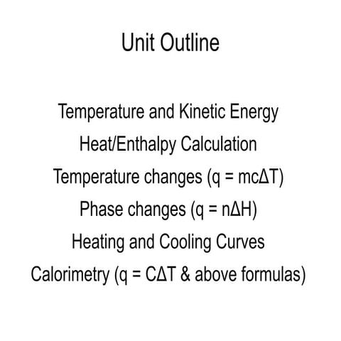 Kinetic Energy notes and slides from MUN uni