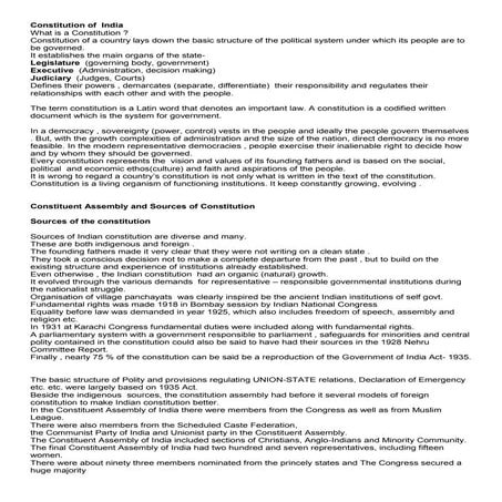 Indian Constitution and Political Communication