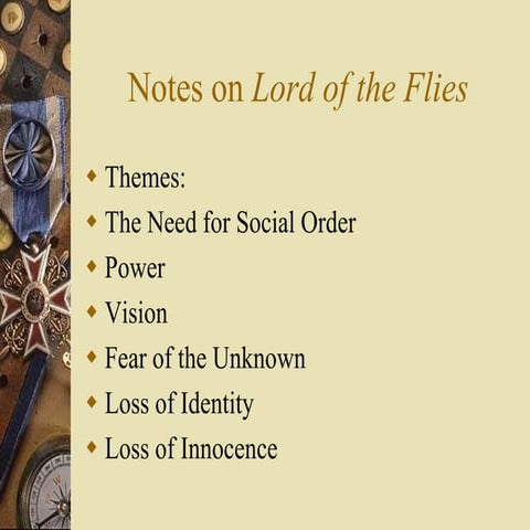 The lord of the flies | PPTX