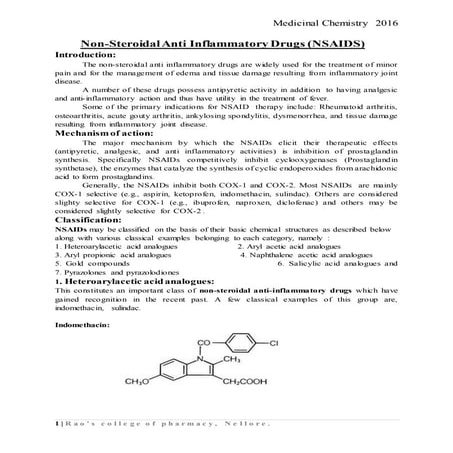 NSAIDS | DOCX