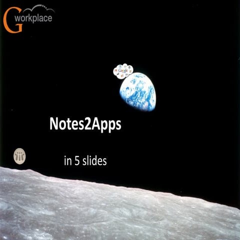 Notes2Apps in 5 slides