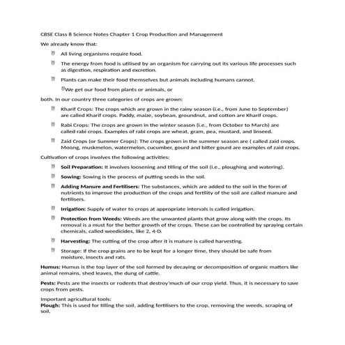 Notes Chapter 1 Crop Production and Management.pptx