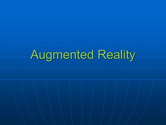 Notes for AR.ppt
