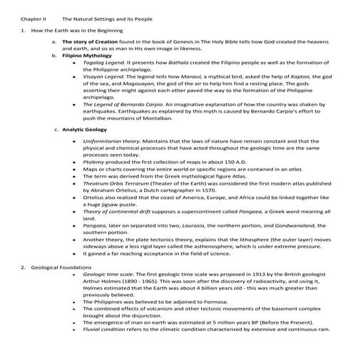 Notes in Philippine History (Chap. 2 part 1)