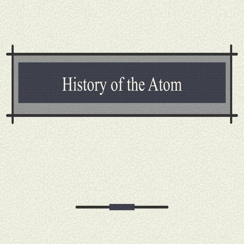 Notes Key   History Of The Atom Teacher