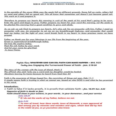 notes March Teaching series on Faith .docx