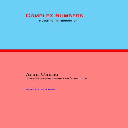 Complex Numbers