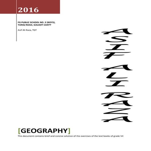 Notes of s.st. class vii