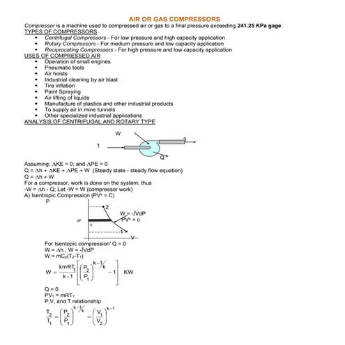 LECTURE Notes on compressor