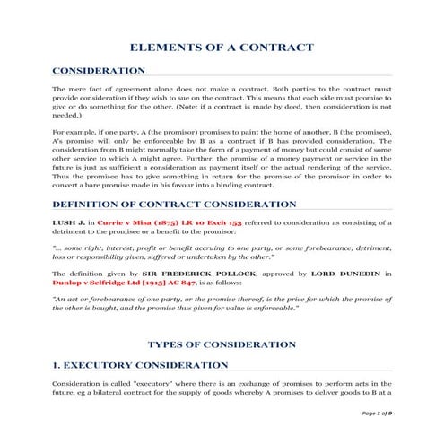 Notes on consideration | DOCX