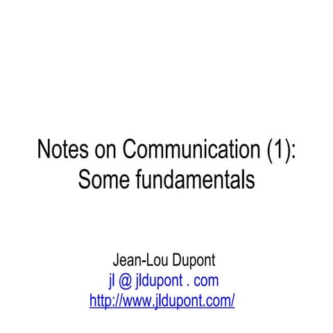 Notes On Networking 1