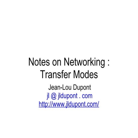 Notes On Networking 2