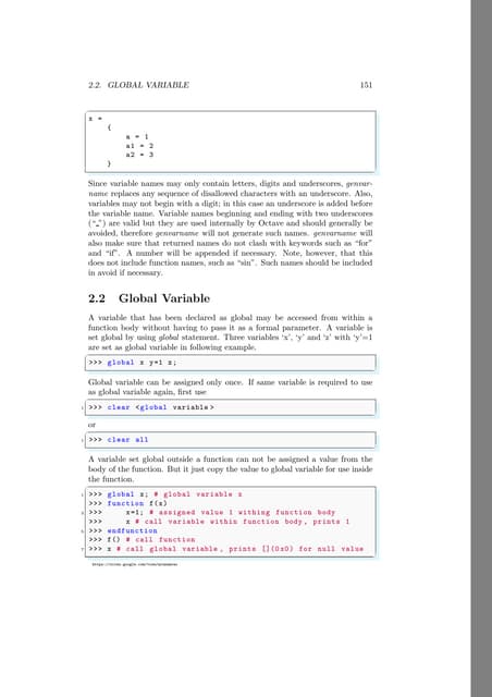Notes for GNU Octave - Numerical Programming - for Students - 02 of 02 by aru...