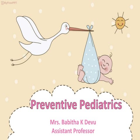 Notes on preventive pediatrics 