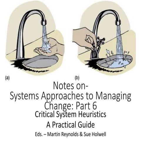 Notes on reader introducing systems approaches   prt 6 csh