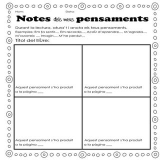 Notes pensaments/Notas pensamientos