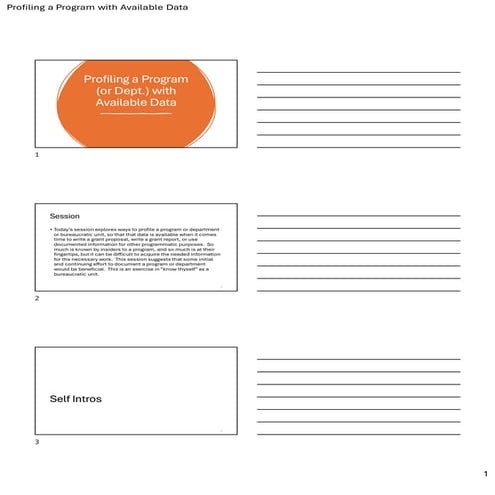 Needs Assessment and Program Planning | PPT