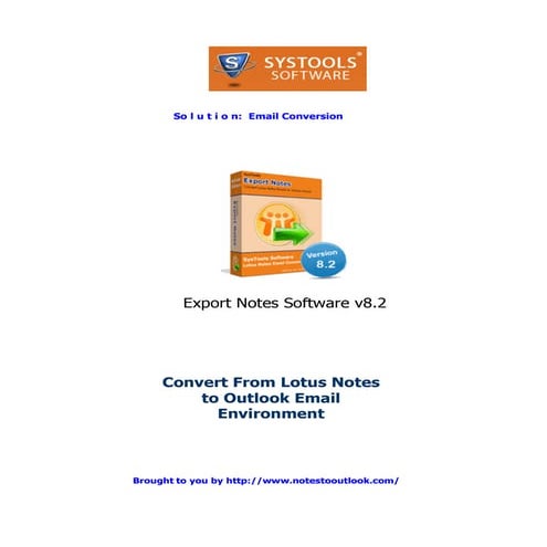 Lotus Notes To Outlook Pst Converter Tool Pptx