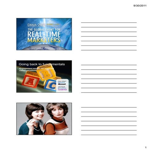 Notes Version: Going back to fundamentals — engagement models for triggered c...