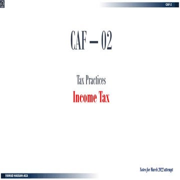 CAF - 2 Tax Practices Tax Year 2022