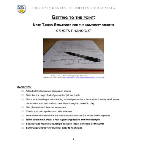 notetaking_handout(goerzen 2011)