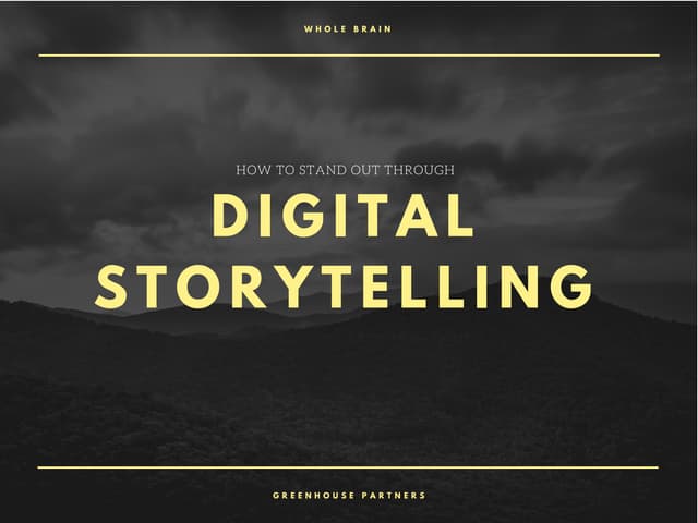 POV: How to Stand Out Through Digital Storytelling