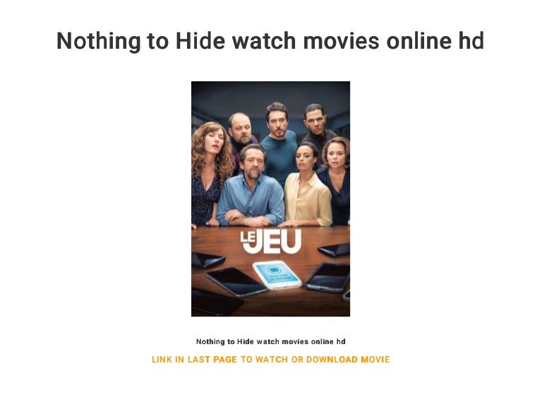 Nothing To Hide Media Home Facebook