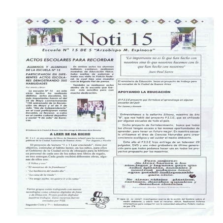 Noti 15 1era edición