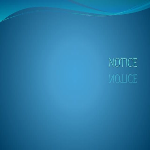 Notice