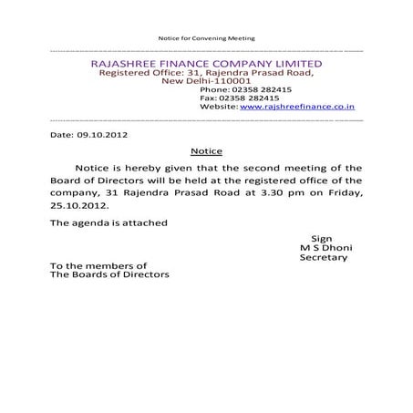Notice, agenda & minutes of meeting (2)
