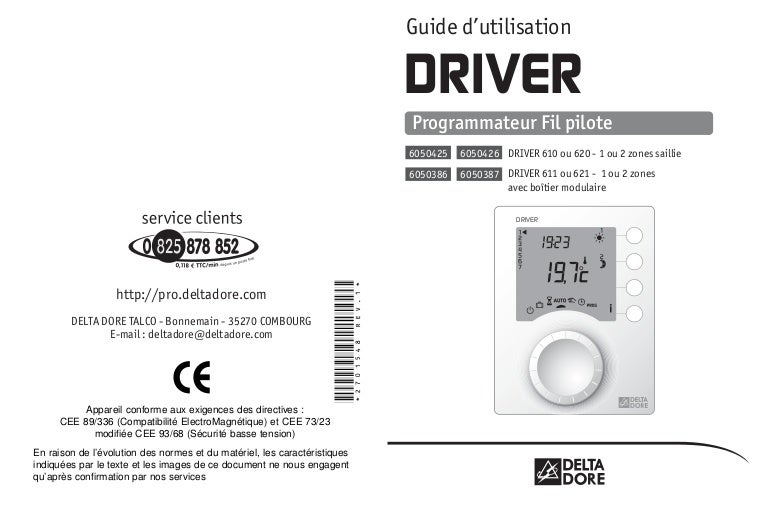 Delta Dore 620 Driver Installation User Manual 2 Pages