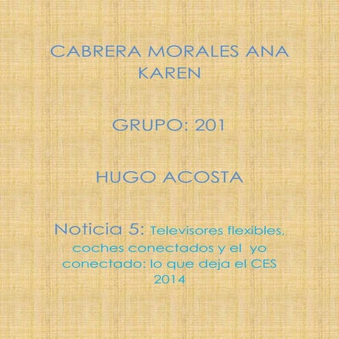 Noticia 5! correccion