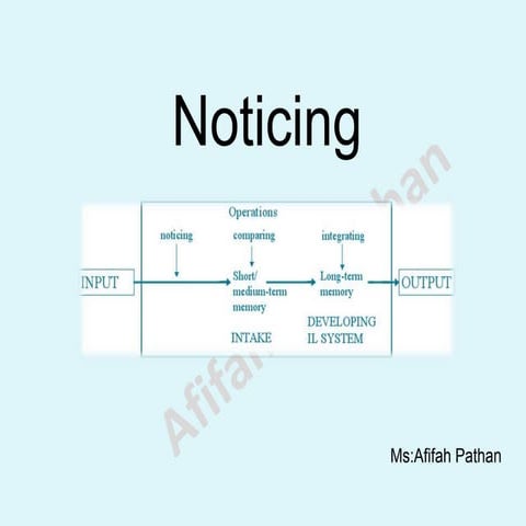 Noticing