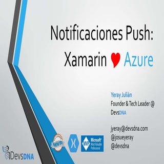Azure Notification Hub y Xamarin
