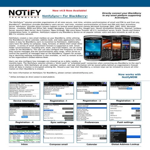 Notifysync datasheet