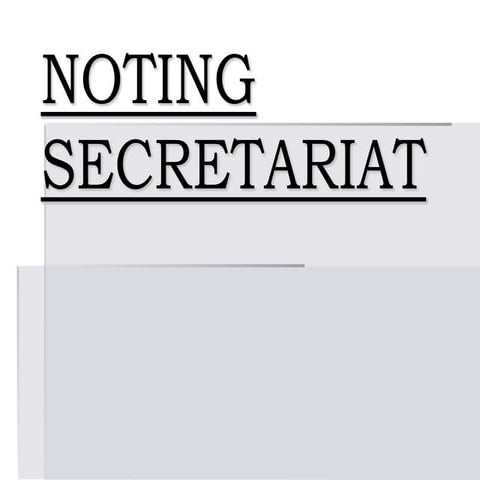 NOTING SECRETARIAT2.ppt
