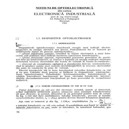 Notiuni De Optoelectronica