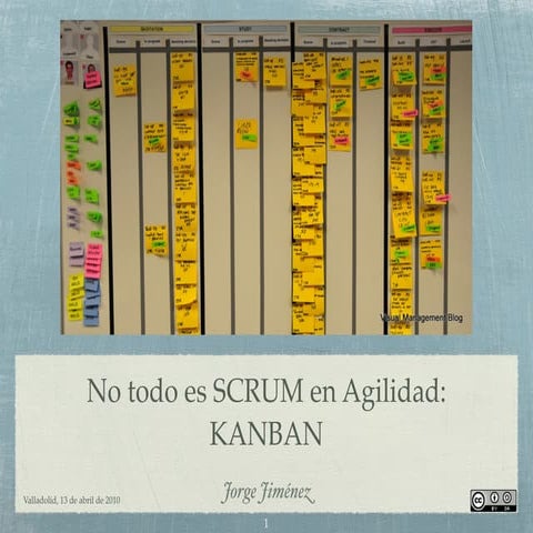 No todo es scrum en agilidad: kanban