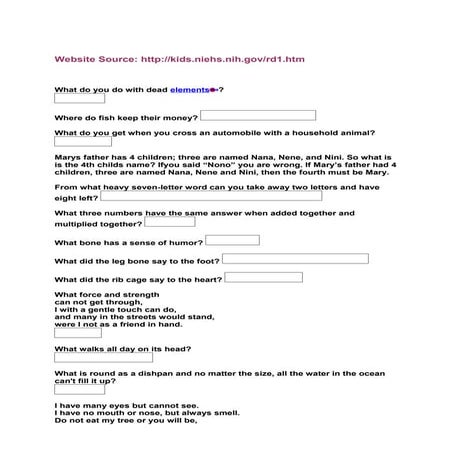 Not so difficult puzzles